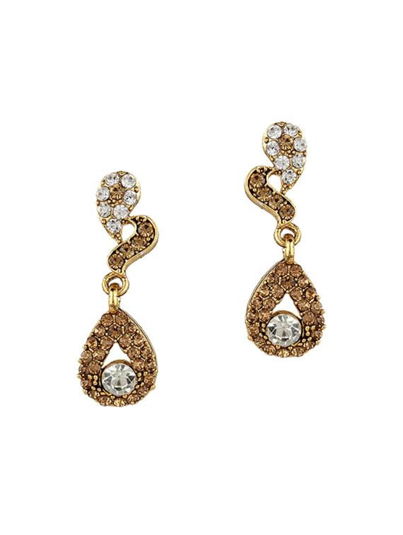 Gold Tone Necklace & Earrings Set - 15612523 - Zoom Image - 2
