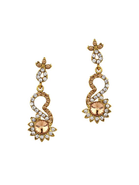 Gold Tone Necklace & Earrings Set - 15612524 - Zoom Image - 2