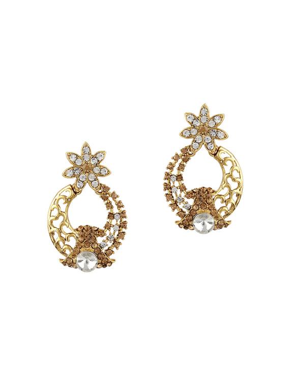 Gold Tone Necklace & Earrings Set - 15612525 - Zoom Image - 2