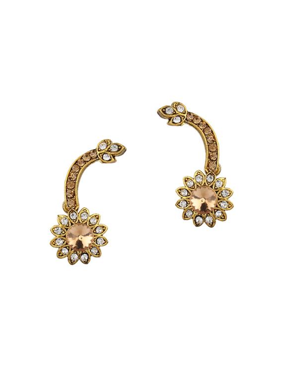 Gold Tone Necklace & Earrings Set - 15612527 - Zoom Image - 2