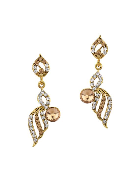 Gold Tone Necklace & Earrings Set - 15612530 - Zoom Image - 2