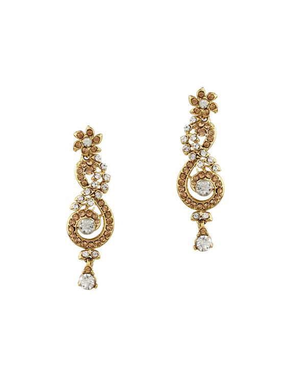Gold Tone Necklace & Earrings Set - 15612532 - Zoom Image - 2
