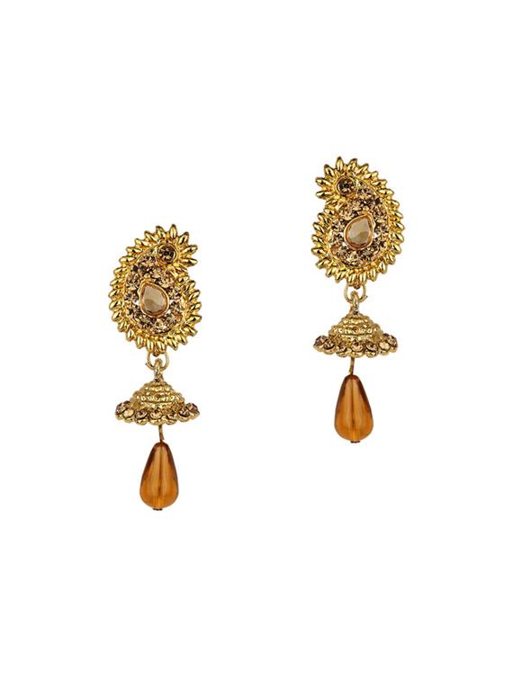 Gold Tone Necklace & Earrings Set - 15612550 - Zoom Image - 2
