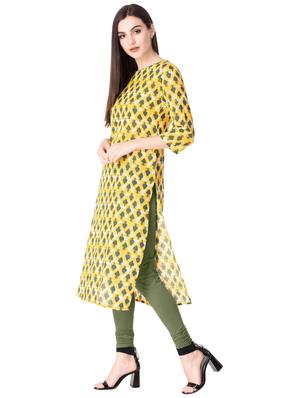Printed straight kurta - 15612643 - Standard Image - 2