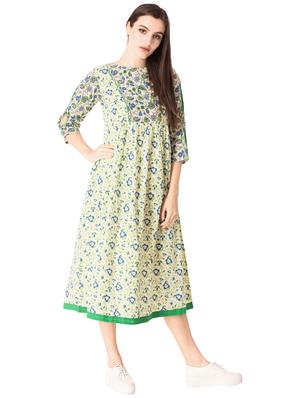 Flared printed dress - 15612650 - Standard Image - 2