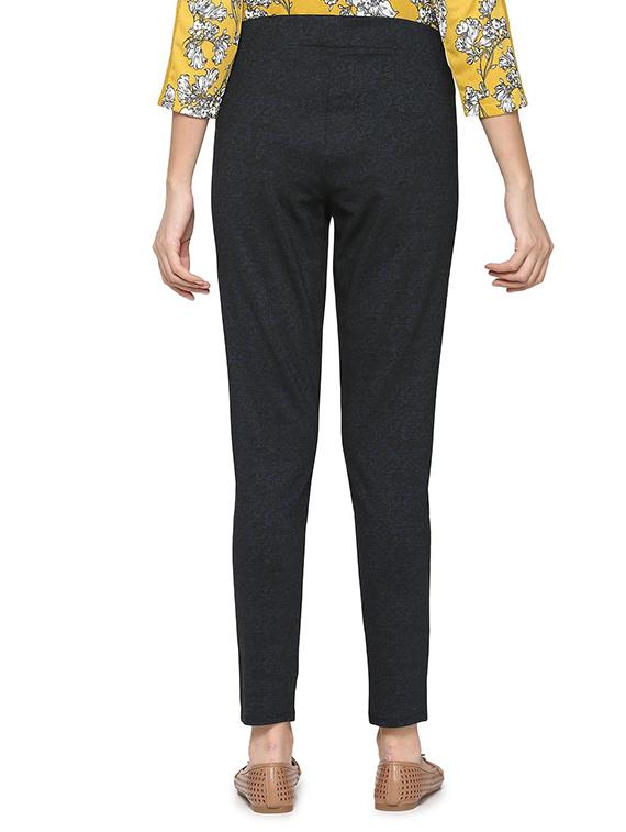 mid rise full length melange chinos - 15612867 - Zoom Image - 2
