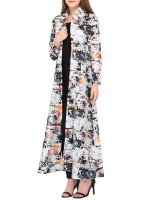 shirt collared abstract print shrug - 15612874 - Standard Image - 2