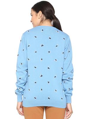 v neck ribbed edge pullover - 15612966 - Standard Image - 2