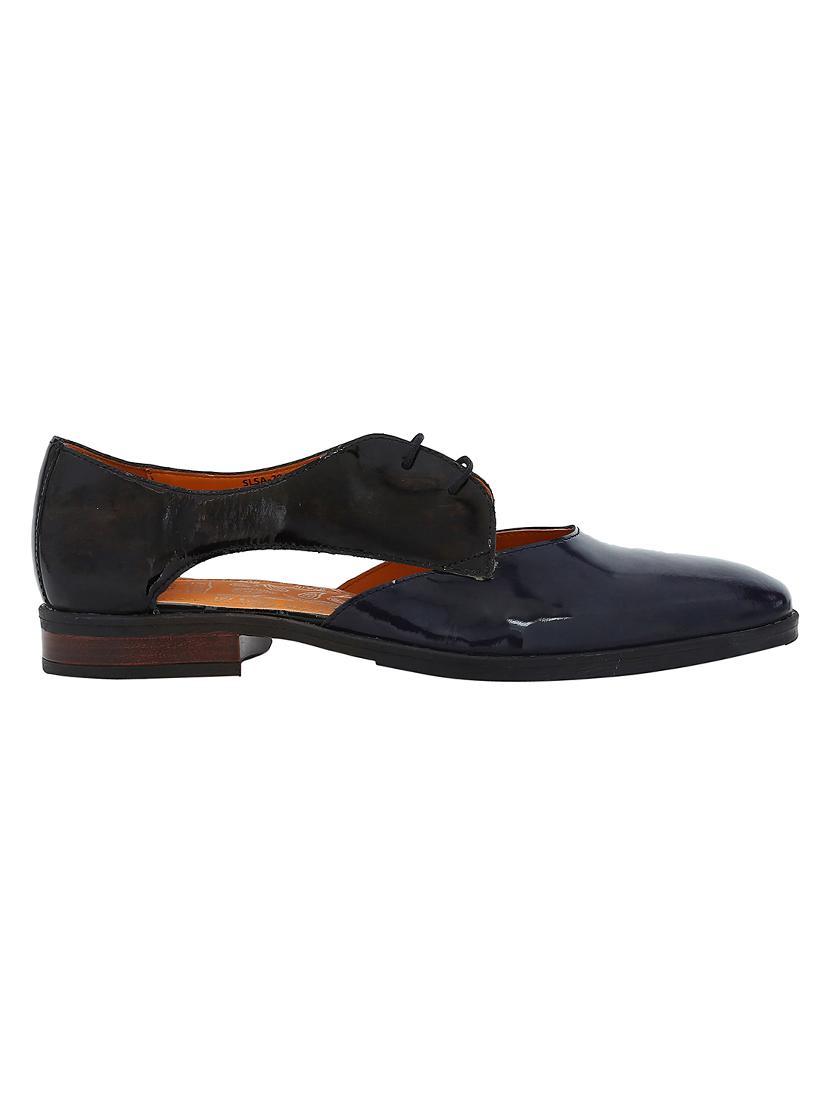black Leather back strap sandals - 15613048 - Zoom Image - 2