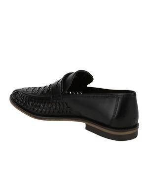 black Leather casual slip ons - 15613152 - Standard Image - 2