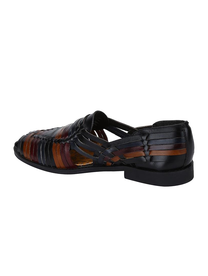 multi colored Leather slip on sandals - 15613168 - Zoom Image - 2