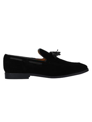 black Suede tassel slipons - 15613171 - Standard Image - 2