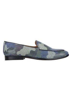 blue Leather casual slip ons - 15613178 - Standard Image - 2