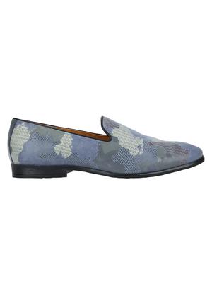 blue Leather casual slip ons - 15613187 - Standard Image - 2