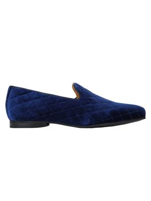 navy Velvet casual slip ons - 15613193 - Standard Image - 2