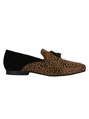 tan Suede tassel slipons - 15613194 - Standard Image - 2