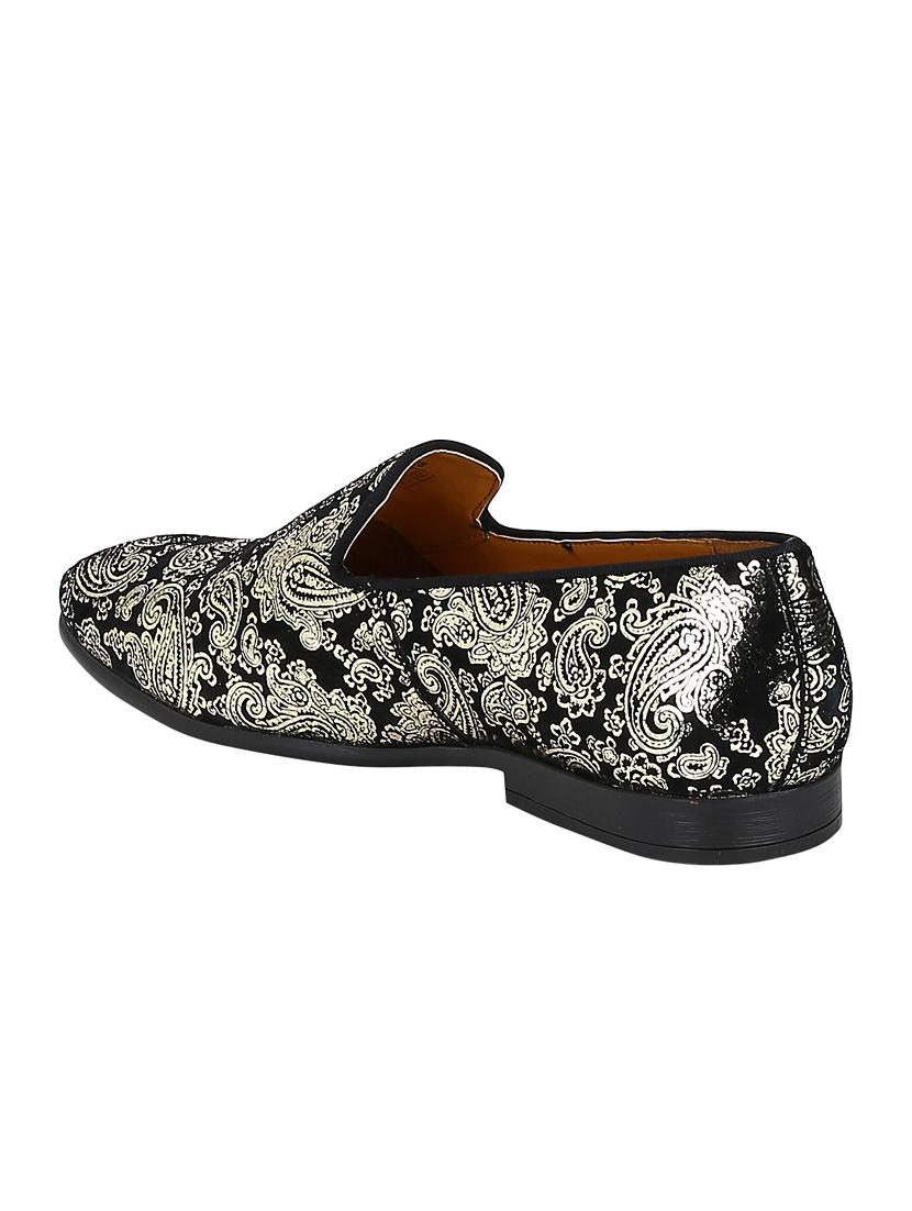 black Leather casual slip ons - 15613205 - Zoom Image - 2