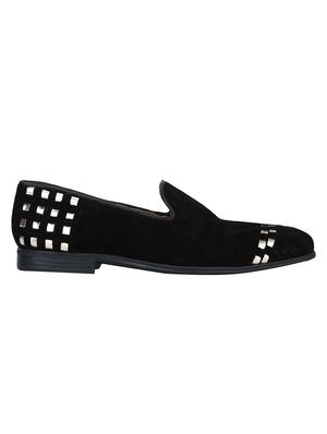 black Suede casual slipons - 15613210 - Standard Image - 2