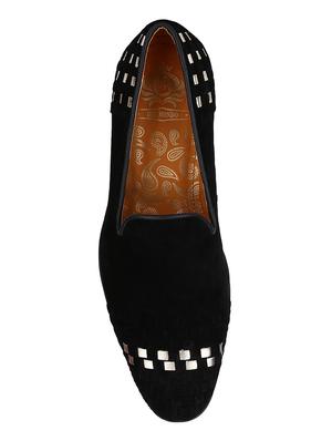 black Suede casual slipons - 15613210 - Standard Image - 5