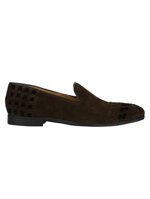 brown Suede casual slipons - 15613211 - Standard Image - 2