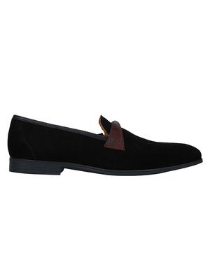 black Suede casual slipons - 15613216 - Standard Image - 2