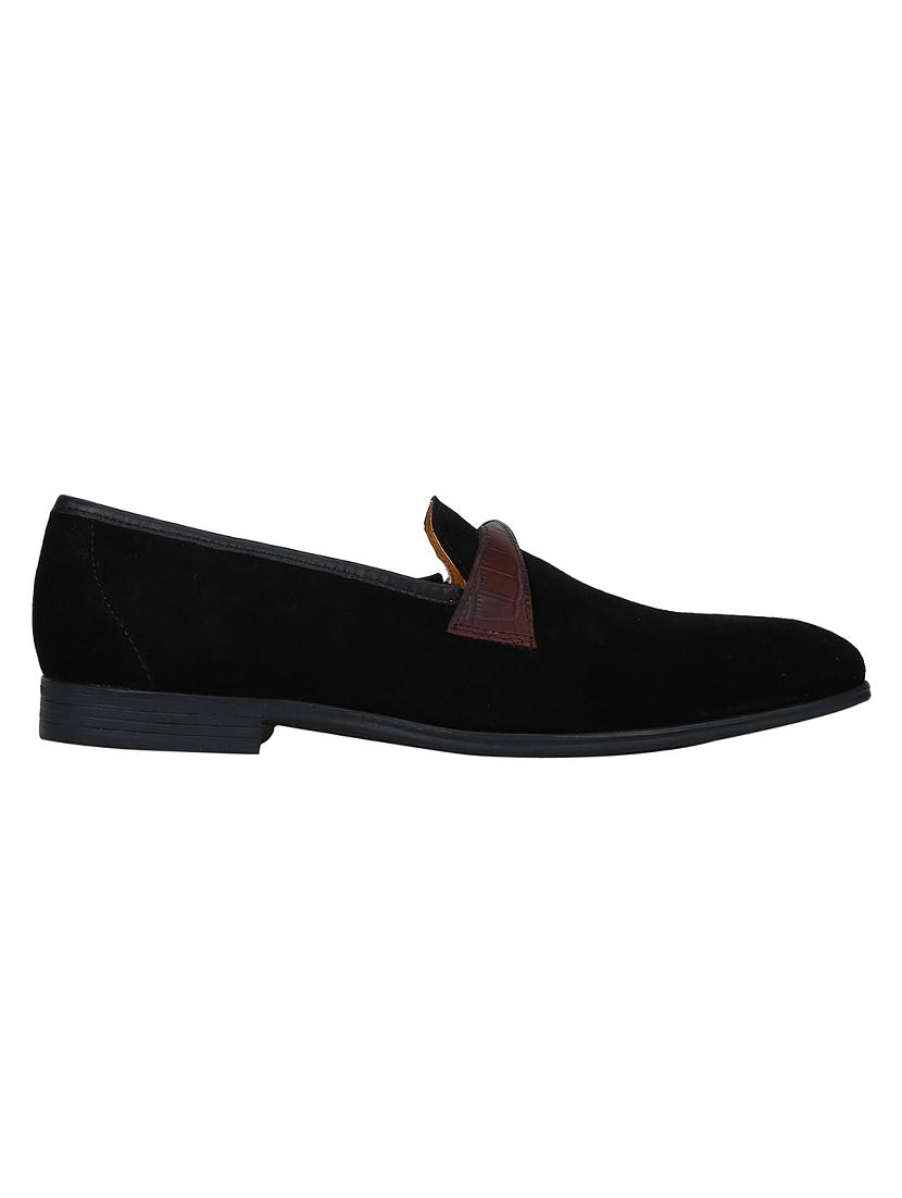 black Suede casual slipons - 15613216 - Zoom Image - 2