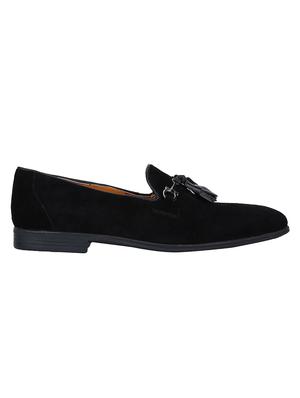 black Suede casual slipons - 15613217 - Standard Image - 2
