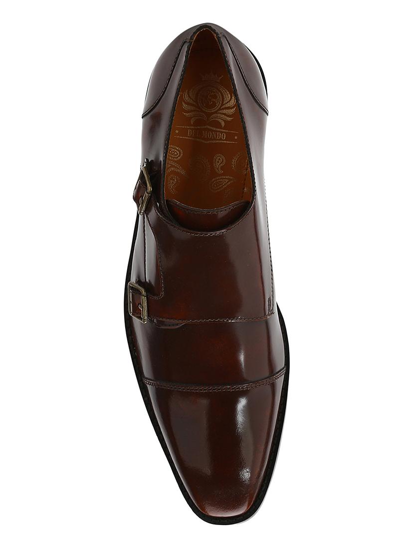 tan Patent Leather slip on monk straps - 15613228 - Zoom Image - 5