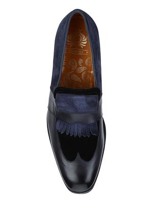 blue Suede casual slip ons - 15613242 - Standard Image - 5