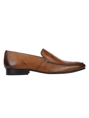 tan Leather casual slip ons - 15613244 - Standard Image - 2