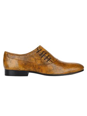 tan Leather lace-up oxfords - 15613337 - Standard Image - 2