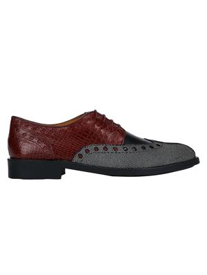 multi colored Leather lace up shoes - 15613338 - Standard Image - 2
