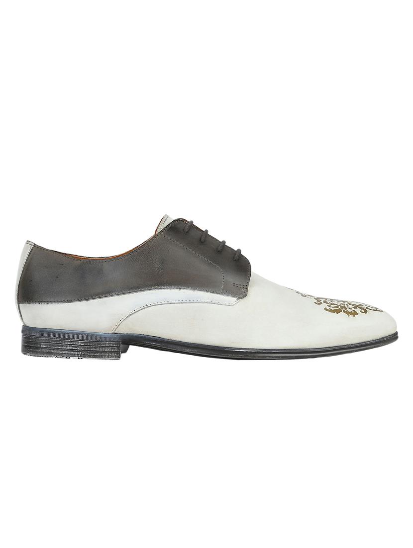 white Leather lace up shoes - 15613359 - Zoom Image - 2
