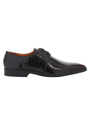 brown Patent Leather lace-up derbys - 15613365 - Standard Image - 2