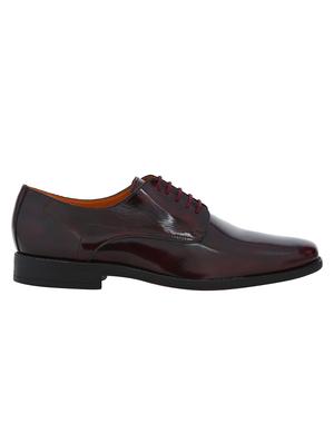 maroon Patent Leather lace-up derbys - 15613366 - Standard Image - 2