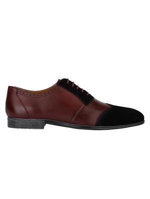 brown Leather lace-up brouges - 15613392 - Standard Image - 2