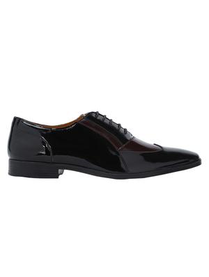 black Patent Leather lace-up brouges - 15613401 - Standard Image - 2