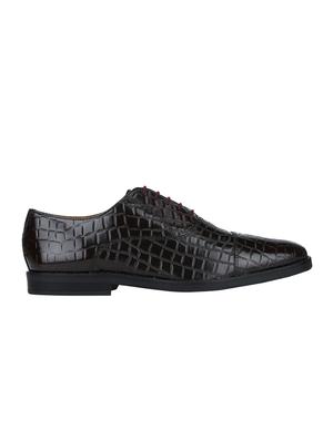 brown Leather lace-up oxfords - 15613402 - Standard Image - 2