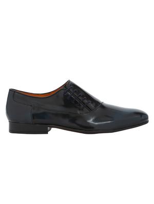 navy Patent Leather lace-up oxfords - 15613408 - Standard Image - 2
