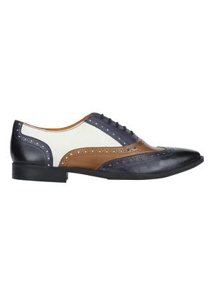 multi colored Leather lace-up brouges - 15613411 - Standard Image - 2