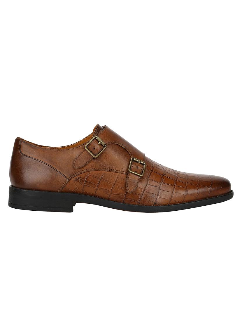 tan Leather formal slip ons - 15613431 - Zoom Image - 2