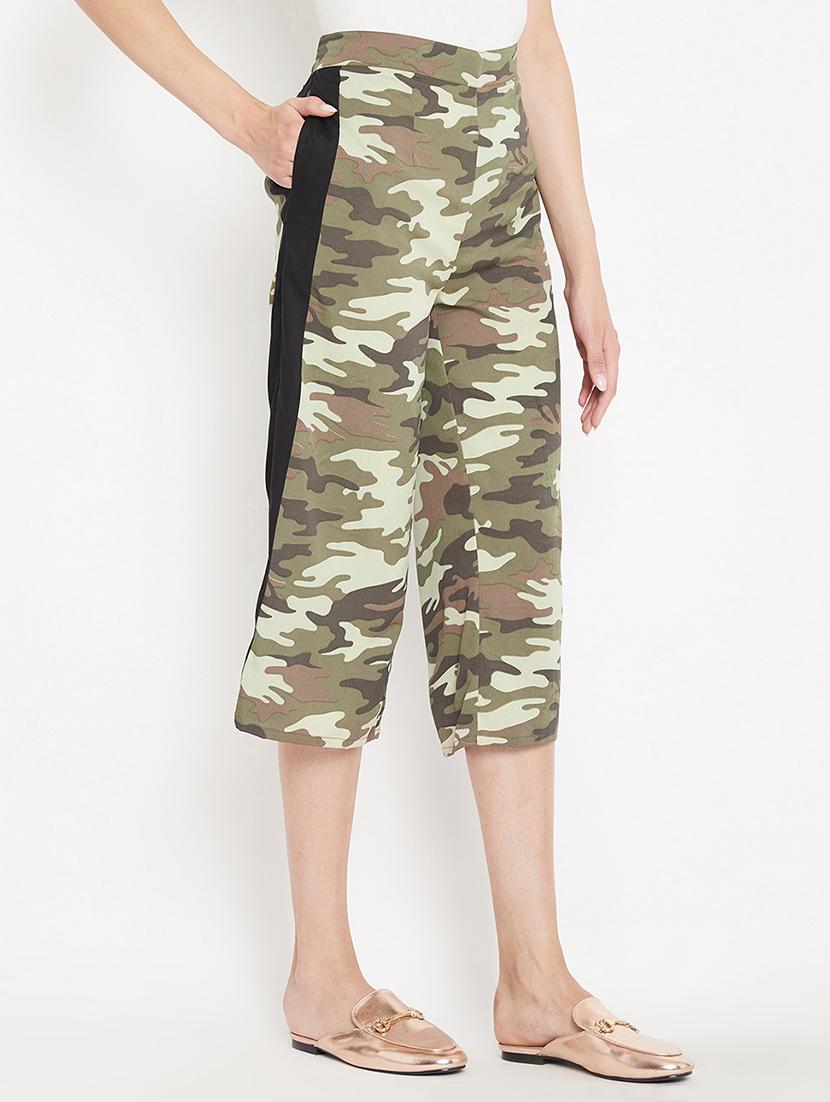 binding detail camouflage culotte - 15613509 - Zoom Image - 2