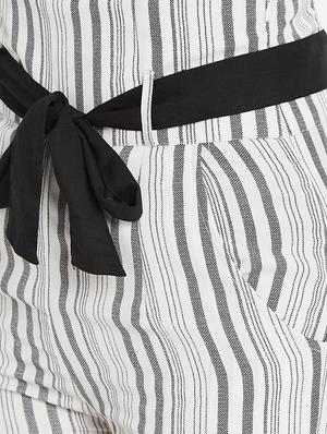 flared hem striped trouser - 15613517 - Standard Image - 5