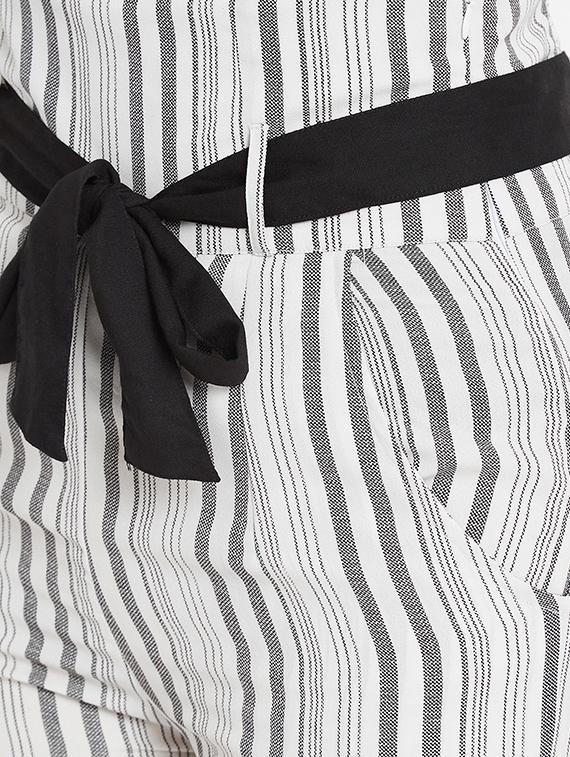 flared hem striped trouser - 15613517 - Zoom Image - 5