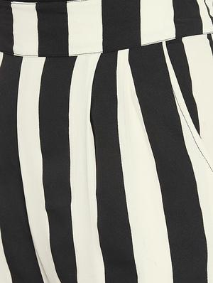 hem bow tie detail striped trouser - 15613518 - Standard Image - 5