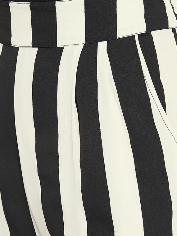 hem bow tie detail striped trouser - 15613518 - Zoom Image - 5