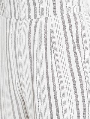 hem bow tie detail striped trouser - 15613521 - Standard Image - 5