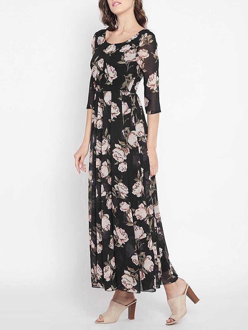pleated floral maxi dress - 15613523 - Zoom Image - 2