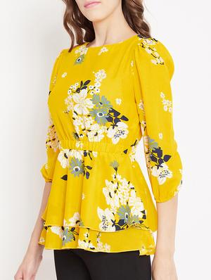floral cut out detail top - 15613568 - Standard Image - 2