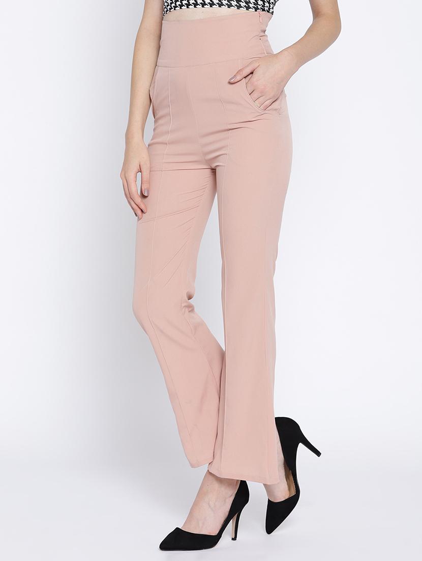 high rise flared hem trouser - 15613583 - Zoom Image - 2